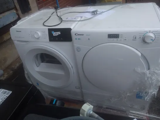 HISENSE 60CM FREESTANDING 9 KG TUMBLE DRYER AND CANDY SMART 8KG FREESTANDING CONDENSER TUMBLE DRYER