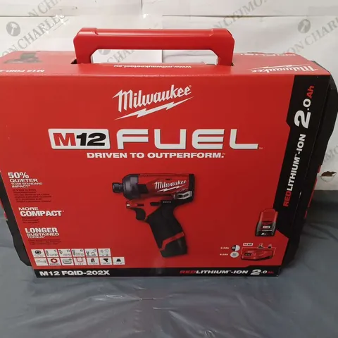 BOXED AND SEALED MILWAUKEE M12 FUAL DRILL(M12 FQID-202X)