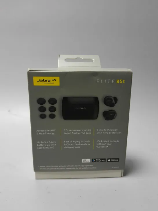 BRAND NEW BOXED JABRA ELITE 85T ACTIVE NOISE CANCELLING WIRELESS EARPHONES 