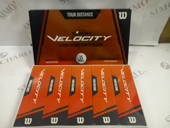 WILSON TOUR VELOCITY 15 BALL SET