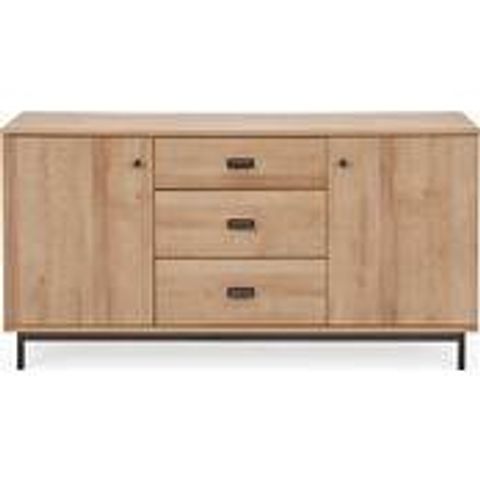 BOXED FULTON LARGE SIDEBOARD RUSTIC PINE EFFECT (2 BOXES)