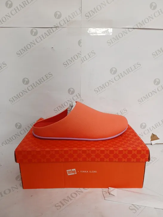 FIT FLOP CHRISSIE X YINKA ILORI IN ORANGE & YELLOW MIX - UK 6.5