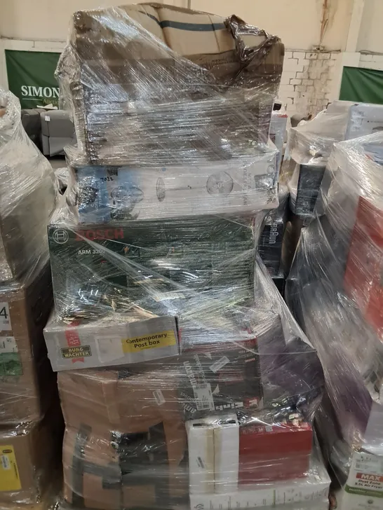 PALLET OF APPROXIMATELY 20 UNPROCESSED RAW RETURN HOUSEHOLD AND ELECTRICAL GOODS TO INCLUDE;