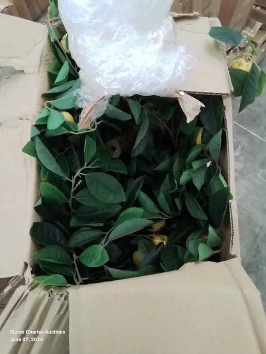 BOXED 240CM ARTIFICIAL LEMON TREE