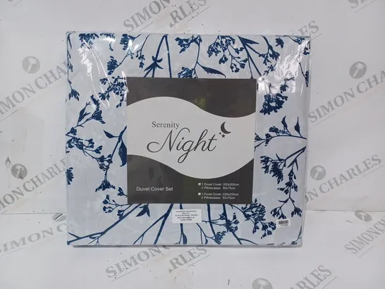 SERENITY NIGHT DUVET COVER SET (200X200CM)