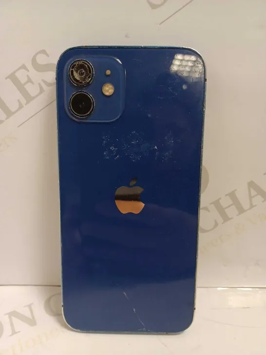 APPLE IPHONE - BLUE MODEL UNKNOWN