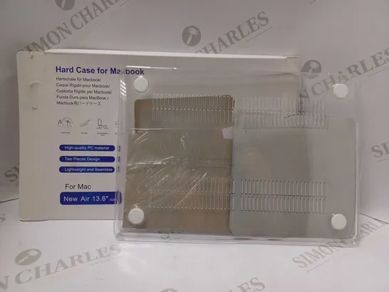 HARD CASE FOR MACBOOK NEW AIR 13.6" - CLEAR 