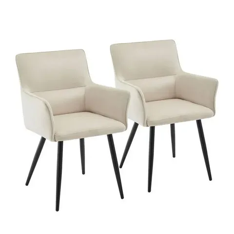 BOXED MID BACK DINING CHAIRS