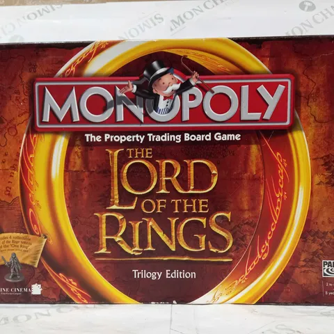 PARKER MONOPOLY - LORD OF THE RINGS TRILOGY EDITION BOARD GAME