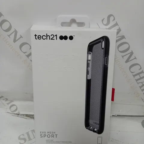 BOX OF APPROX 79 TECH 21 EVO MESH SPORT BLACK PHONE CASES - IPHONE 6 PLUS