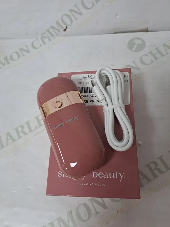 BOXED SIMPLY BEAUTY HAIRPOD DUAL HAIR REMOVER IN PINK