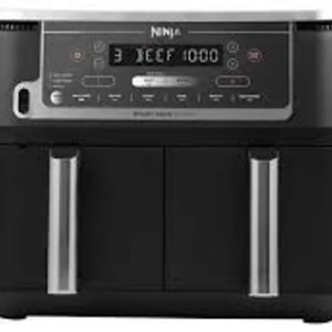 BOXED NINJA FOODI MAX DUAL ZONE 9.5L AIR FRYER WITH SMART COOK SYSTEM AF451UK