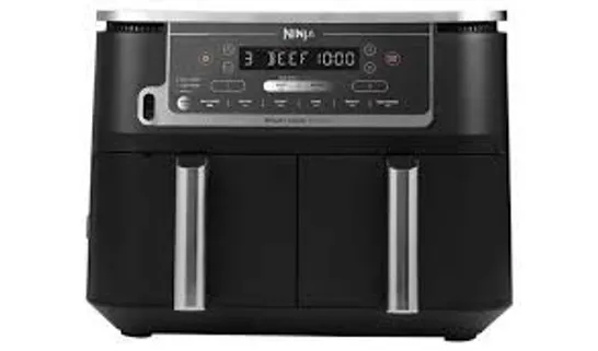 BOXED NINJA FOODI MAX DUAL ZONE 9.5L AIR FRYER WITH SMART COOK SYSTEM AF451UK RRP £269