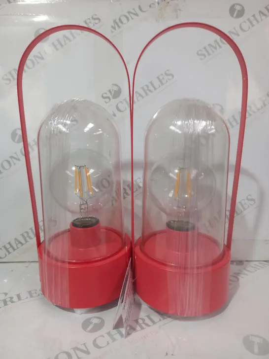 BOXED BUNDLEBERRY BY AMANDA HOLDEN SET OF 2 INDOOR OUTDOOR LANTERNS