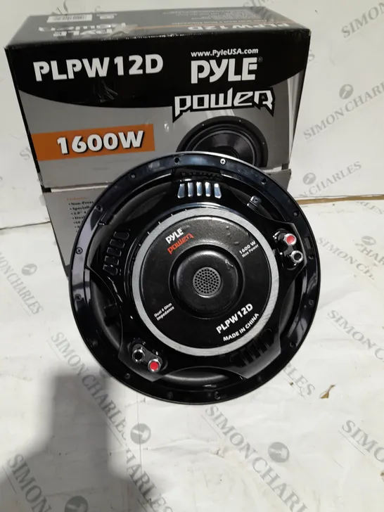 PYLE POWER PLPW12D 1600W 12" 4 OHM SUBWOOFER