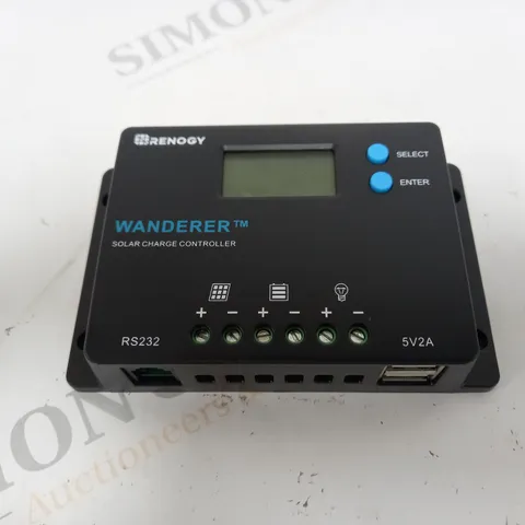 WANDERER SOLAR CHARGE CONTROLLER 