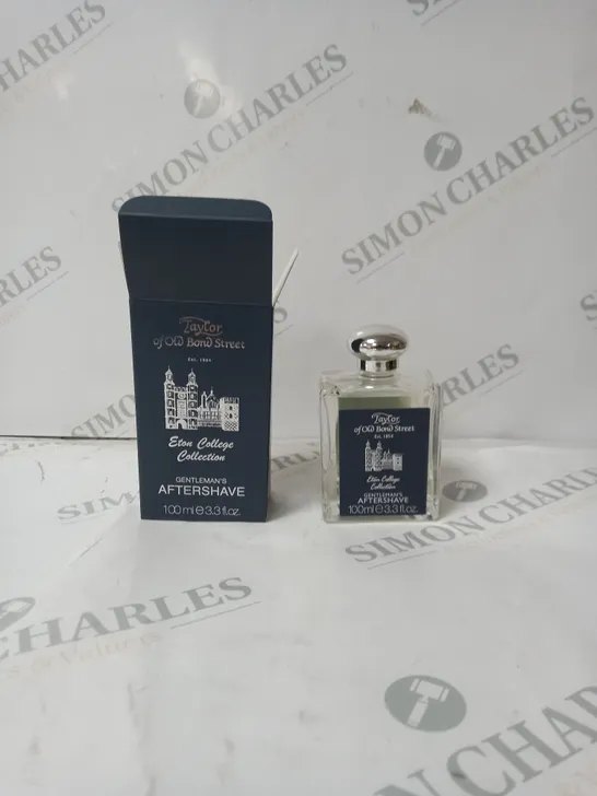 TAYLOR OF OLD BOND STREET ETON COLLEGE COLLECTION GENTLEMENS AFTERSHAVE 100ML - BOXED 