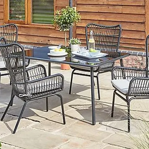 BRAND NEW BOXED ARIZONA BLACK 5 PIECE DINING SET(2 BOXES)