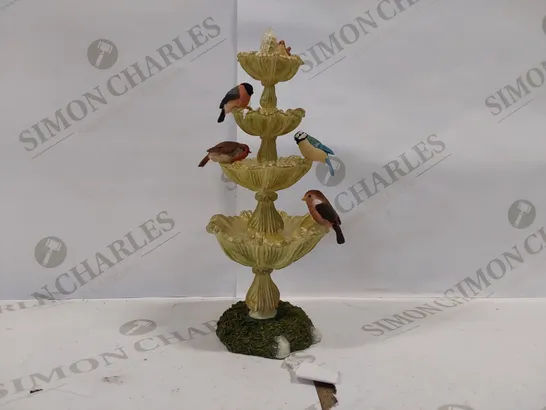 BOXED FIESTA COLLECTABLES LUGENIA ORNAMENTAL BIRD FOUNTAIN (1 BOX)