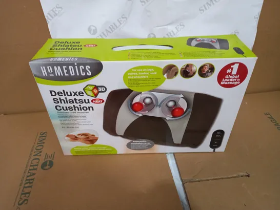 BOXED HOMEDICS DELUXE SHIATSU CUSHION