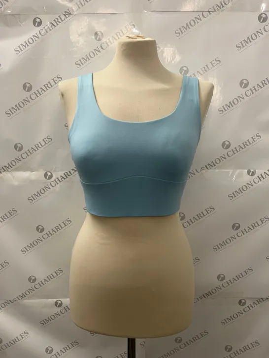 GYMSHARK PADDED SPORTS BRA IN BLUE SIZE M