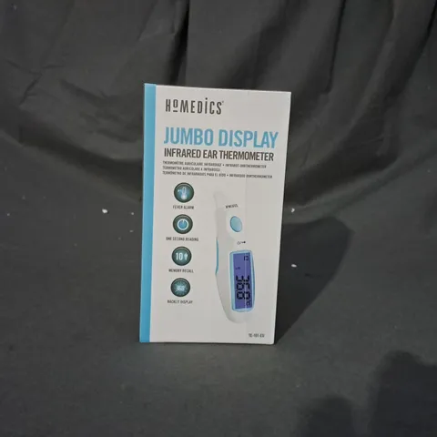 APPROXIMATELY 30 BOXED HOMEDICS JUMBO DISPLAY INFRARED EAR THERMOMETER 