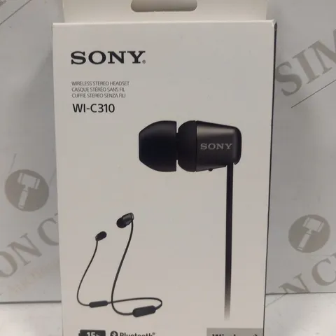 BOXED SONY WIRELESS STEREO HEADSET WI-C310