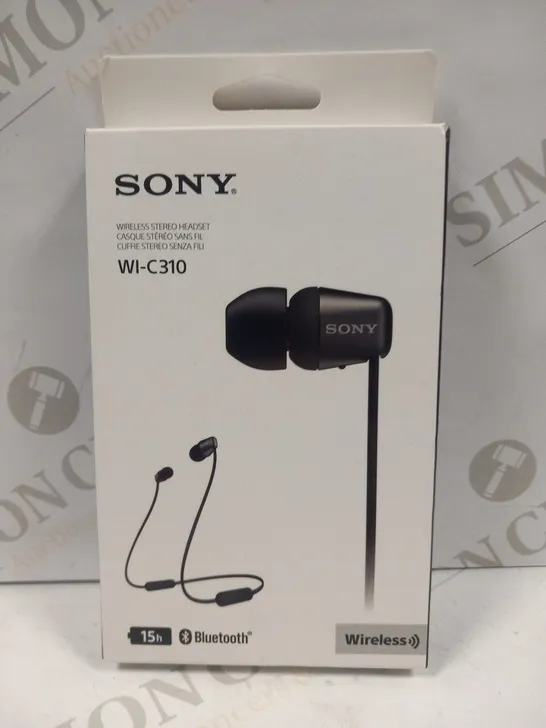 BOXED SONY WIRELESS STEREO HEADSET WI-C310