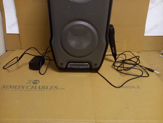 SHARP PARTY SPEAKER SYSTEM WITH MICROPHONE