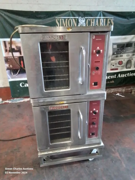 BLODGETT COMMERCIAL STAINLESS STEEL DOUBLE STACKED CONVECTION OVEN CTB-1