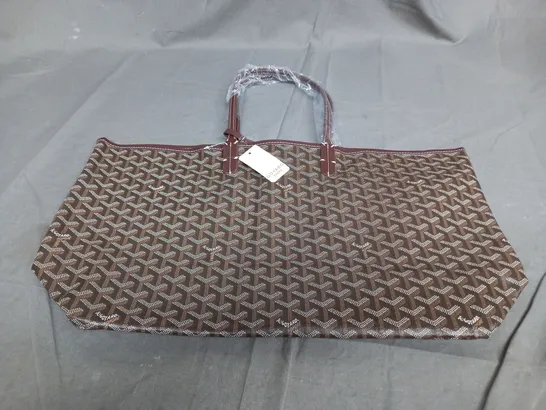 GOYARD PARIS HAND BAG IN BROWN 