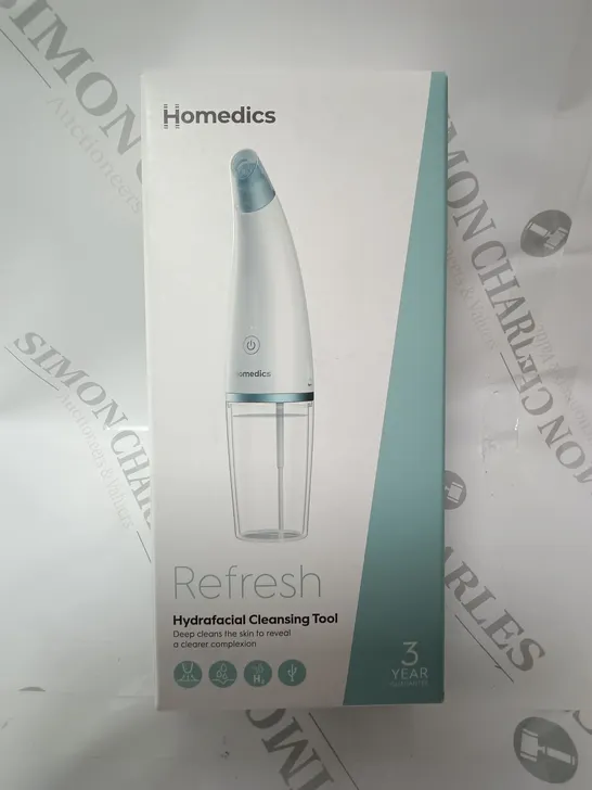 BOXED HOMEDICS HYDRAFACIAL CLEANSING TOOL