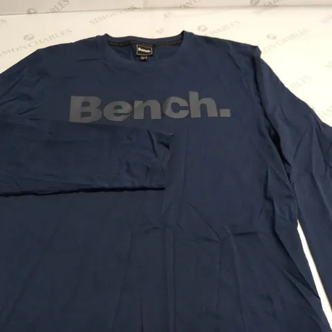 BENCH NAVY LONG SLEEVE T-SHIRT - M