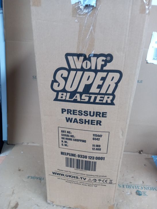 WOLF SUPER BLASTER PRESSURE WASHER BLUE 