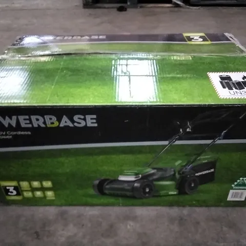 BOXED POWERBASE 37CM 40V CORDLESS MOWER