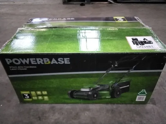 BOXED POWERBASE 37CM 40V CORDLESS MOWER