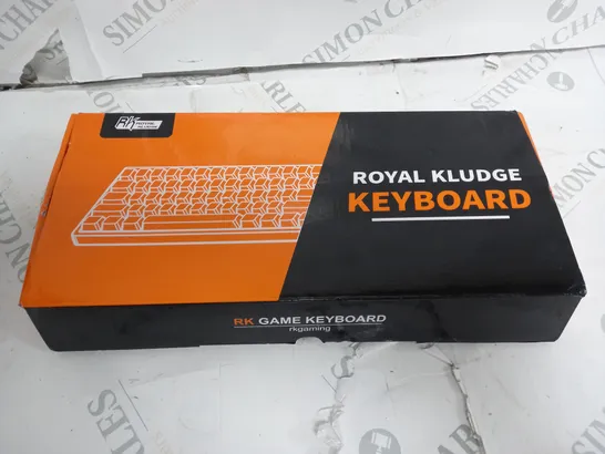 BOXED ROYAL KLUDGE GAMING KEYBOARD