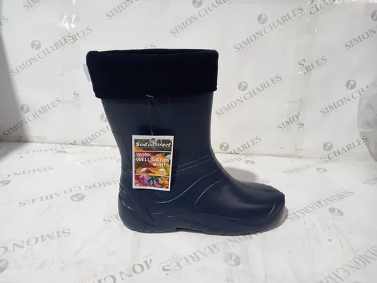 BLUE WATERPROOF PLASTIC BOOTS