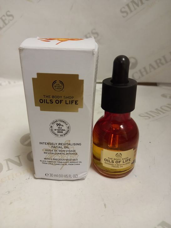 THE BODY SHOP OILS OF LIFE INTENSELY REVITALISING FACIAL OIL 30ML