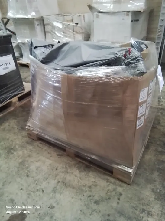 PALLET OF APPROXIMATELY 21 UNPROCESSED RAW RETURN HOUSEHOLD AND ELECTRICAL GOODS TO INCLUDE;