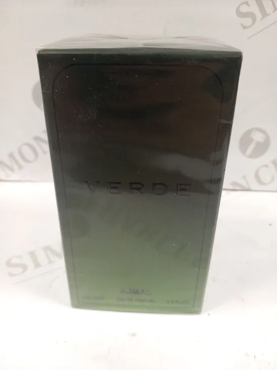 BOXED AND SEALED VERDE AJMAL EAU DE PARFUM 100ML