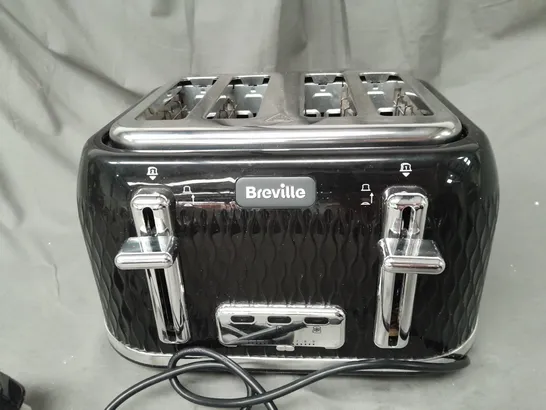 BOXED BREVILLE 4-SLICE TOASTER IN BLACK