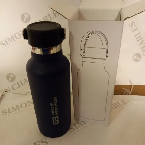 VACUUM INSULATED BOTTLE 500ML WITH COPPER LINING - POWDER COATED NAVY BLUE