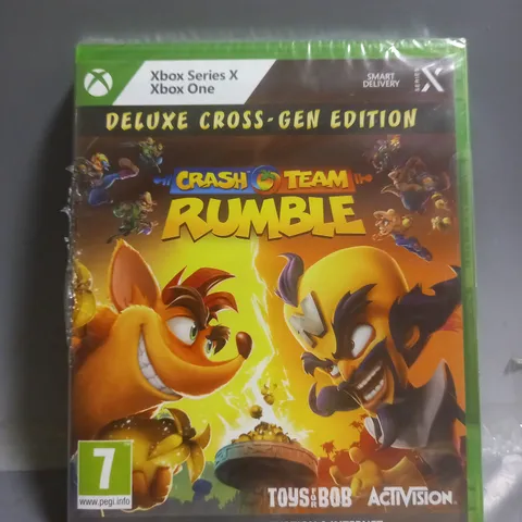 SEALED CRASH TEAM RUMBLE DELUXE CROSS-GEN EDITION (XBOX SERIES X)