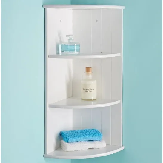 A BOXED OLEVIA WALL  BATHROOM SHELVES 