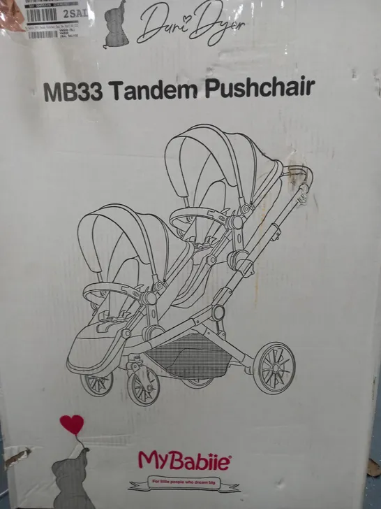 MY BABIIE MB33 TANDEM PUSHCHAIR DANI DYER RRP £499.99