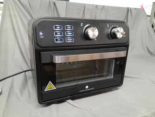 BOXED COOK'S ESSENTIAL 21-LITRE AIRFRYER OVEN IN BLACK