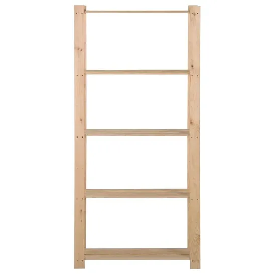 BOXED MARKS 170CM H X 80CM W SOLID WOOD STANDARD BOOKCASE