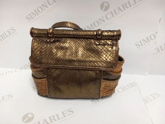 ROBERTO CAVALLI GOLD HANDBAG