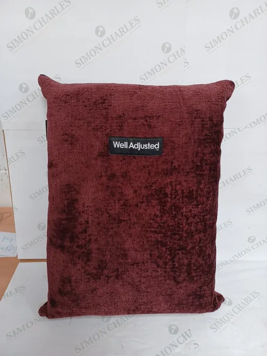 WELL ADJUSTED PILLOW IN MAROON